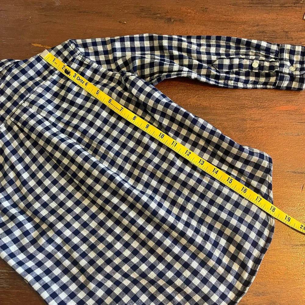 Ralph Lauren BOYS Button Down Plaid Shirt Size 5
